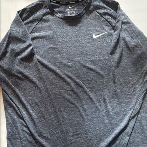 Nike Men's Heathered Long Sleeve Tee